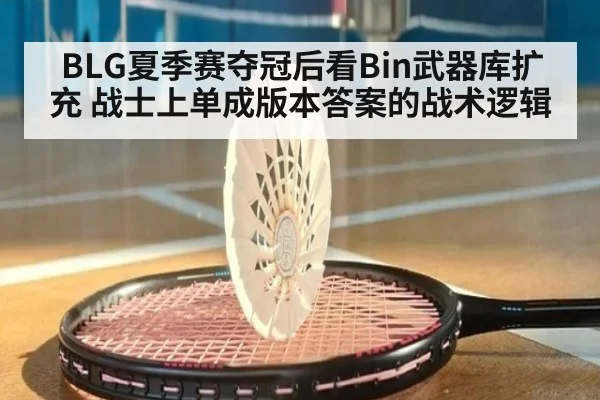 BLG夏季赛夺冠后看Bin武器库扩充 战士上单成版本答案的战术逻辑
